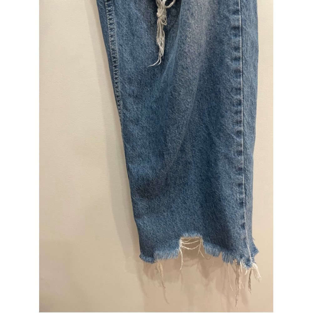 BDG Urban Outfitters High Rise Baggy Jeans 29 Raw Hem Distressed Skater - Picture 4 of 11